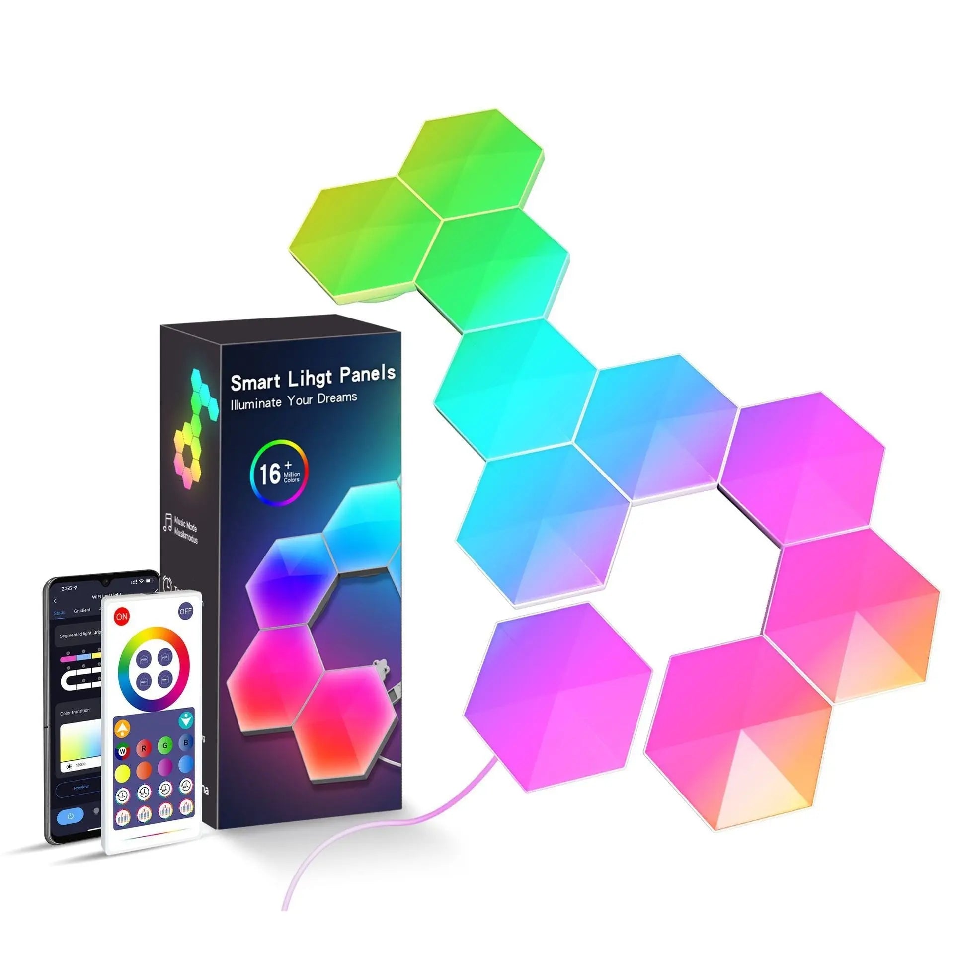 Smart Honeycomb Lamp 1