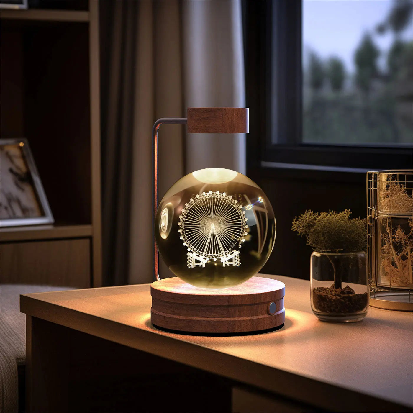 Crystal Ball Cosmic Dinosaur Indoor Light 1