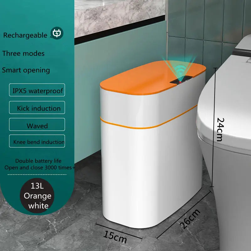 Smart Trash Can With Lid 1