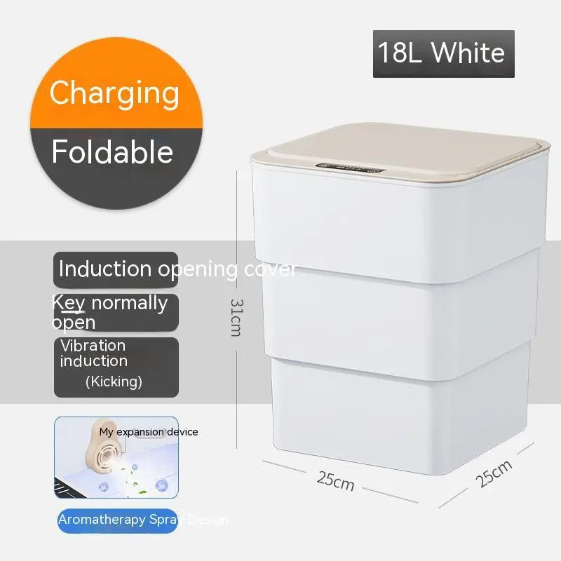Smart Trash Can With Lid 1
