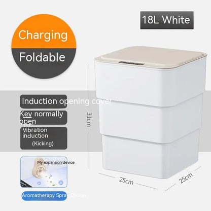 Smart Trash Can With Lid 1