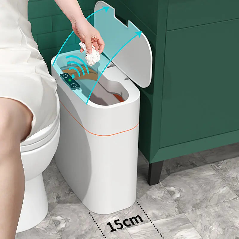Smart Trash Can With Lid 1