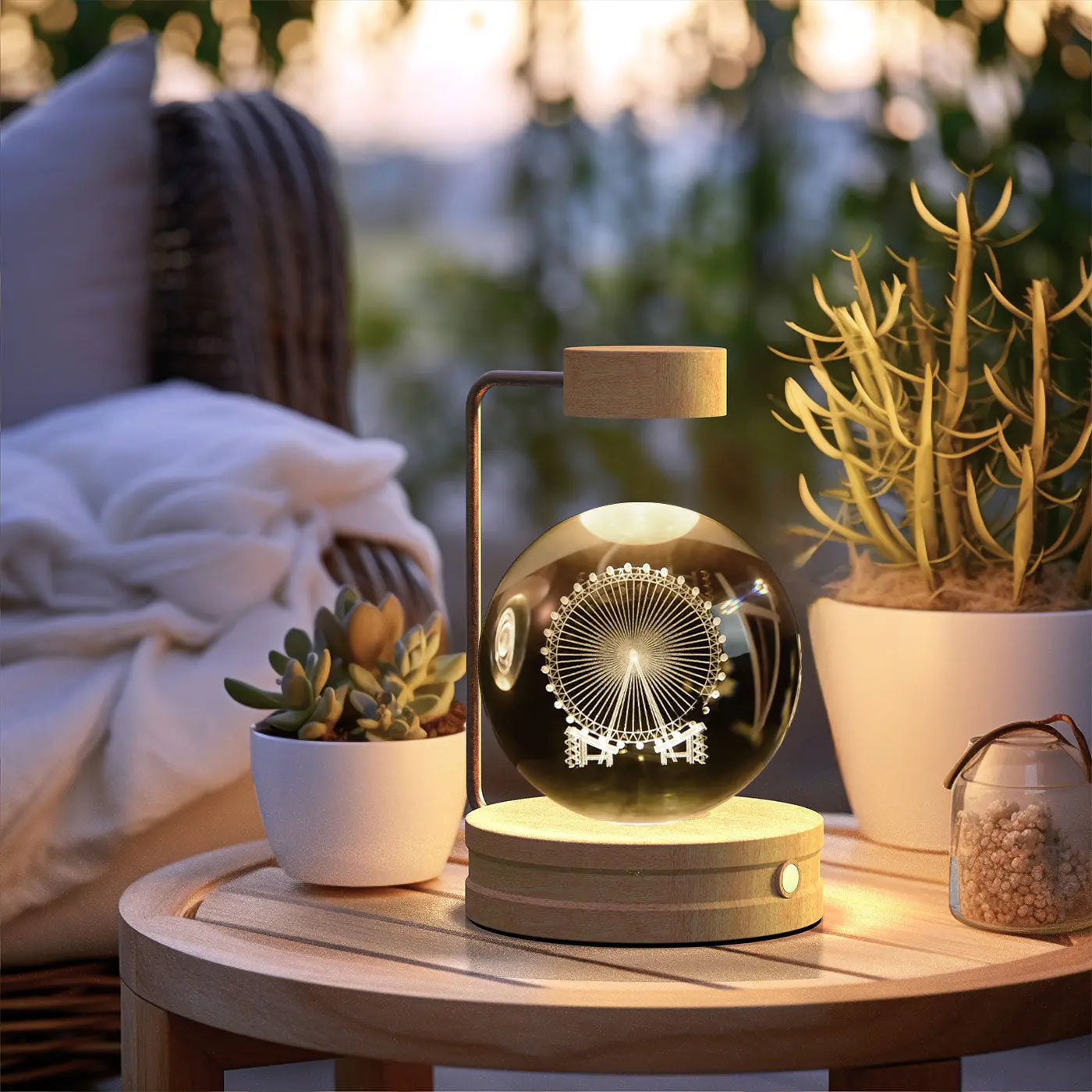 Crystal Ball Cosmic Dinosaur Indoor Light 1