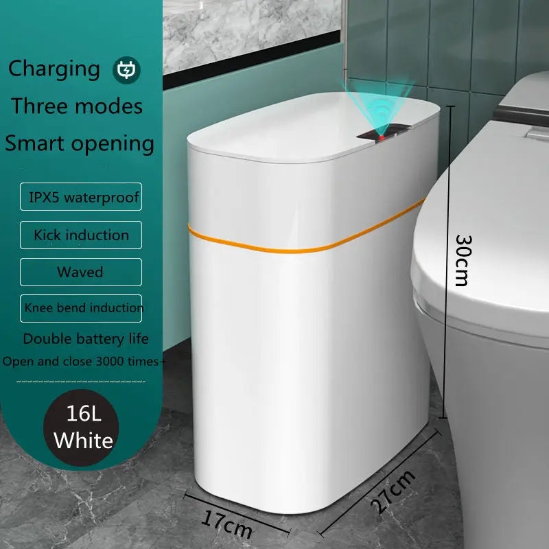 Smart Trash Can With Lid 1