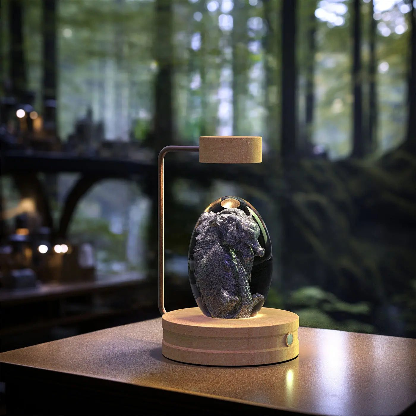 Crystal Ball Cosmic Dinosaur Indoor Light 1
