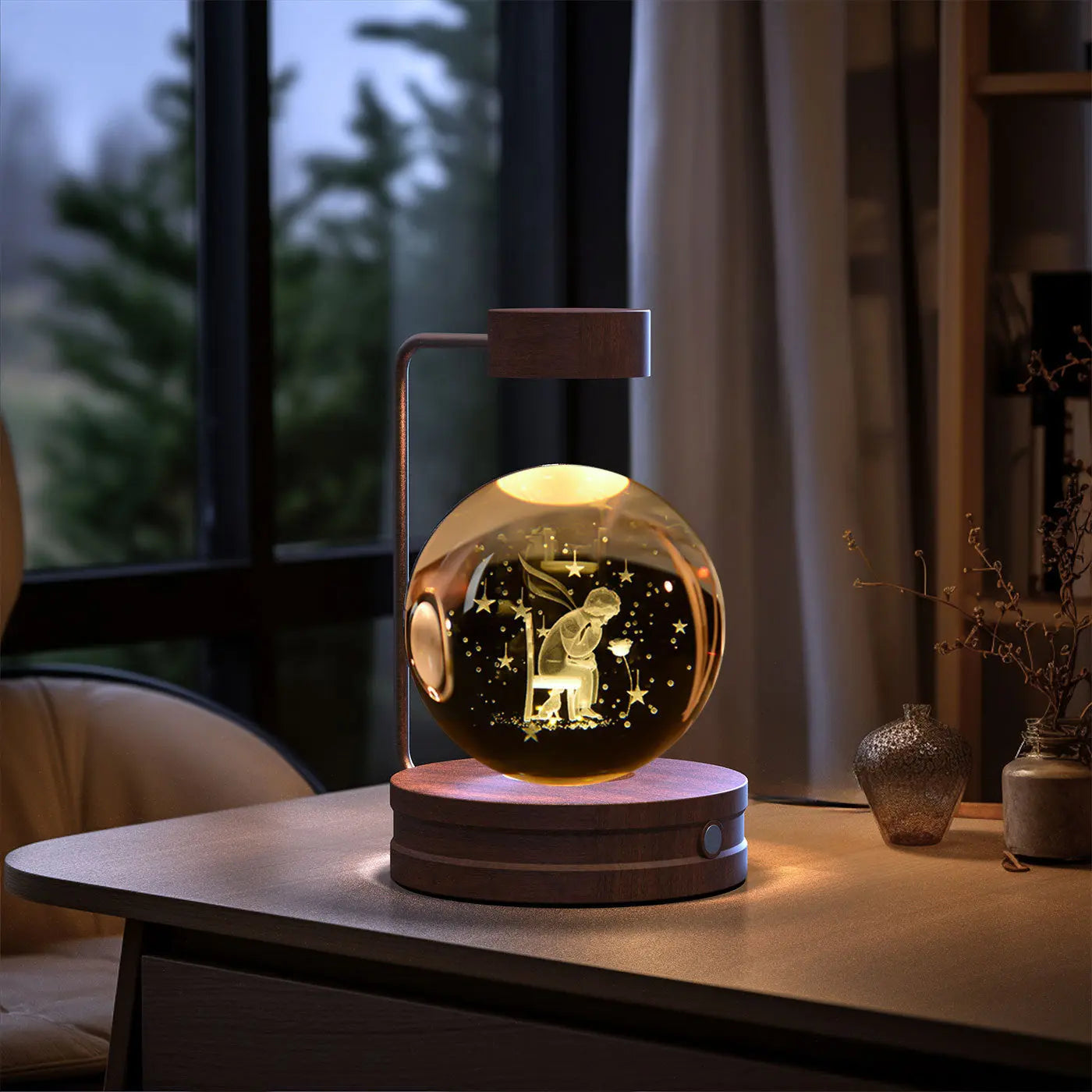Crystal Ball Cosmic Dinosaur Indoor Light 1
