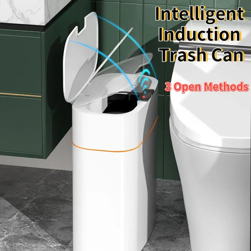 Smart Trash Can With Lid 1
