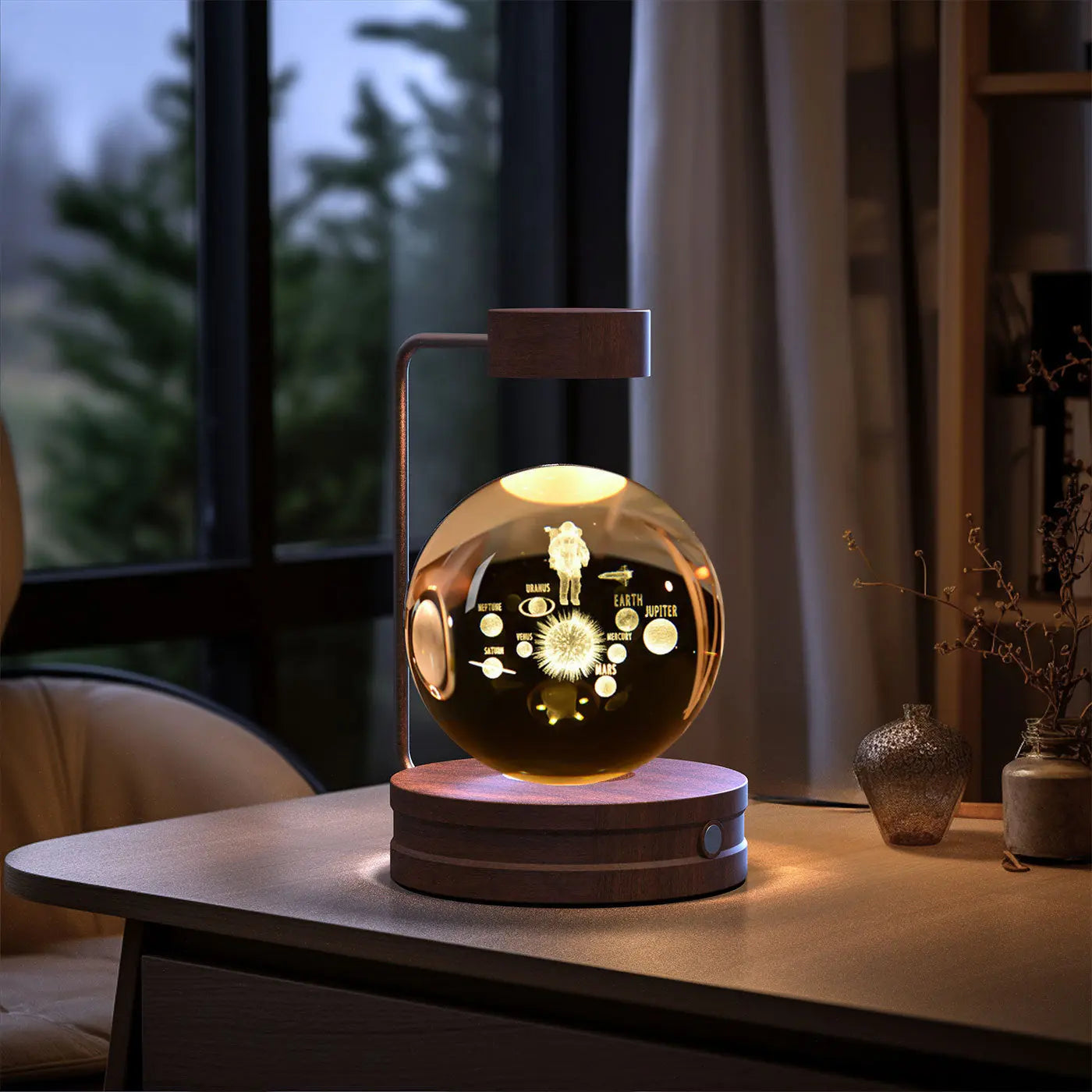 Crystal Ball Cosmic Dinosaur Indoor Light 1