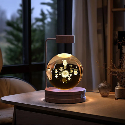 Crystal Ball Cosmic Dinosaur Indoor Light 1