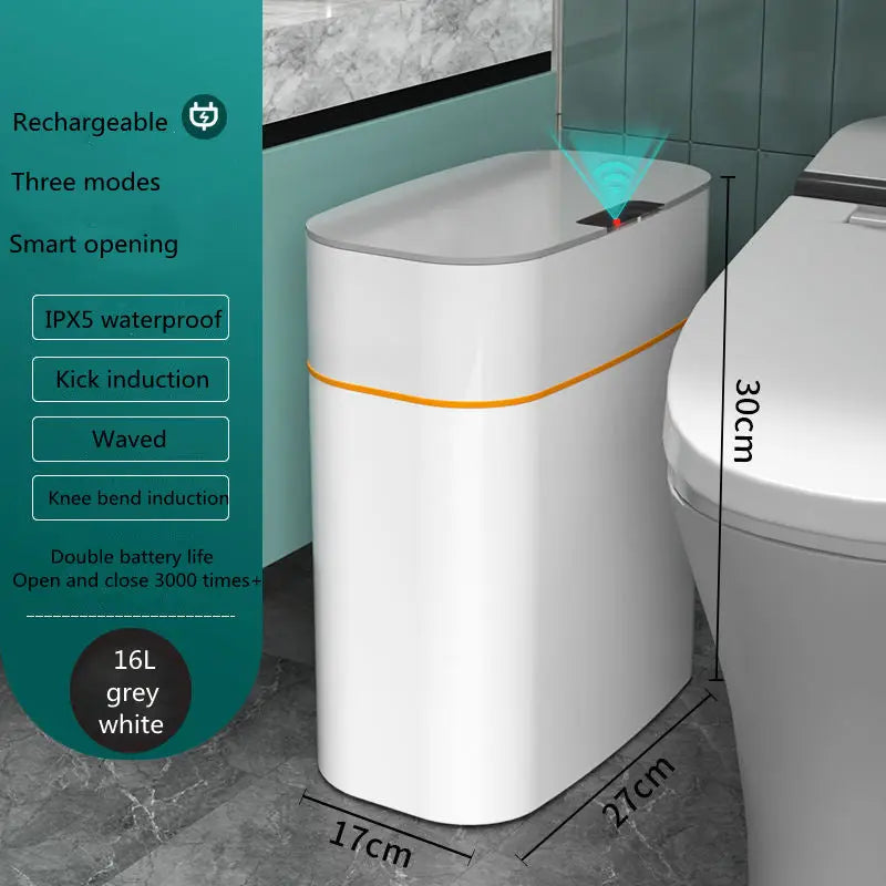 Smart Trash Can With Lid 1
