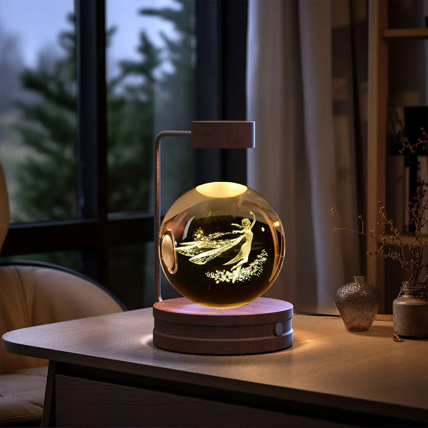 Crystal Ball Cosmic Dinosaur Indoor Light 1