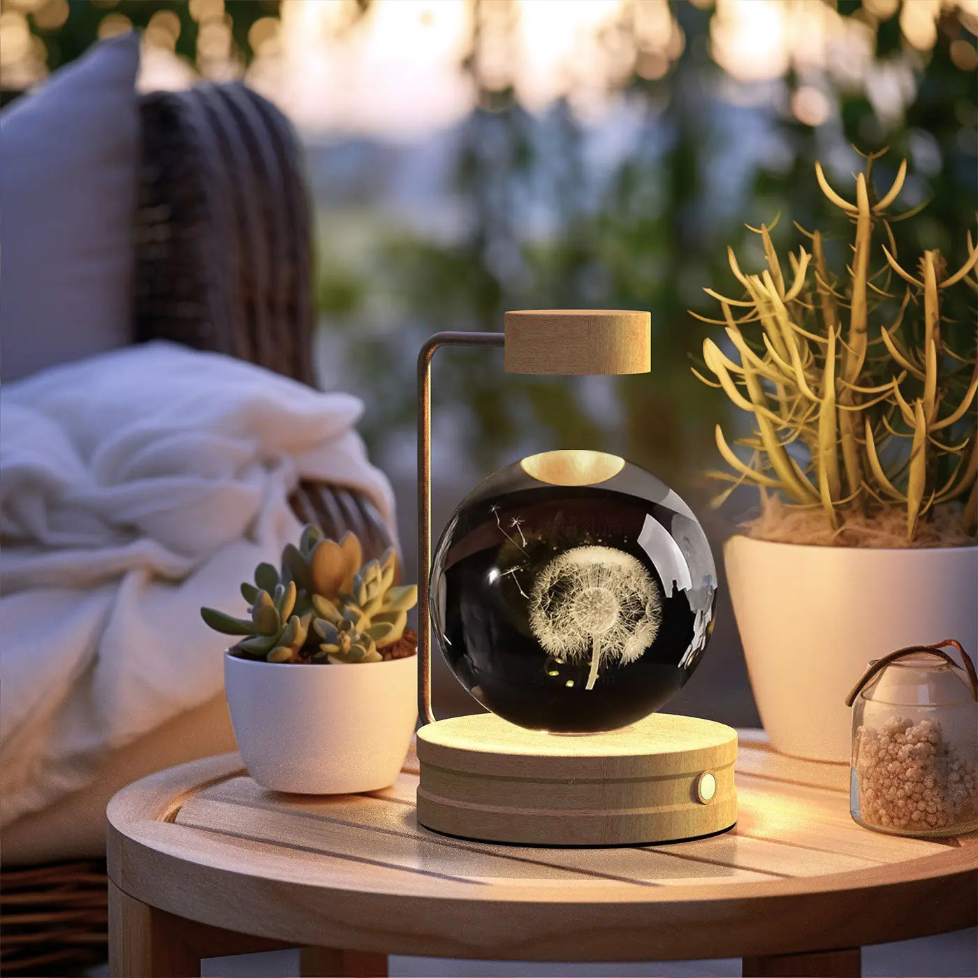 Crystal Ball Cosmic Dinosaur Indoor Light 1