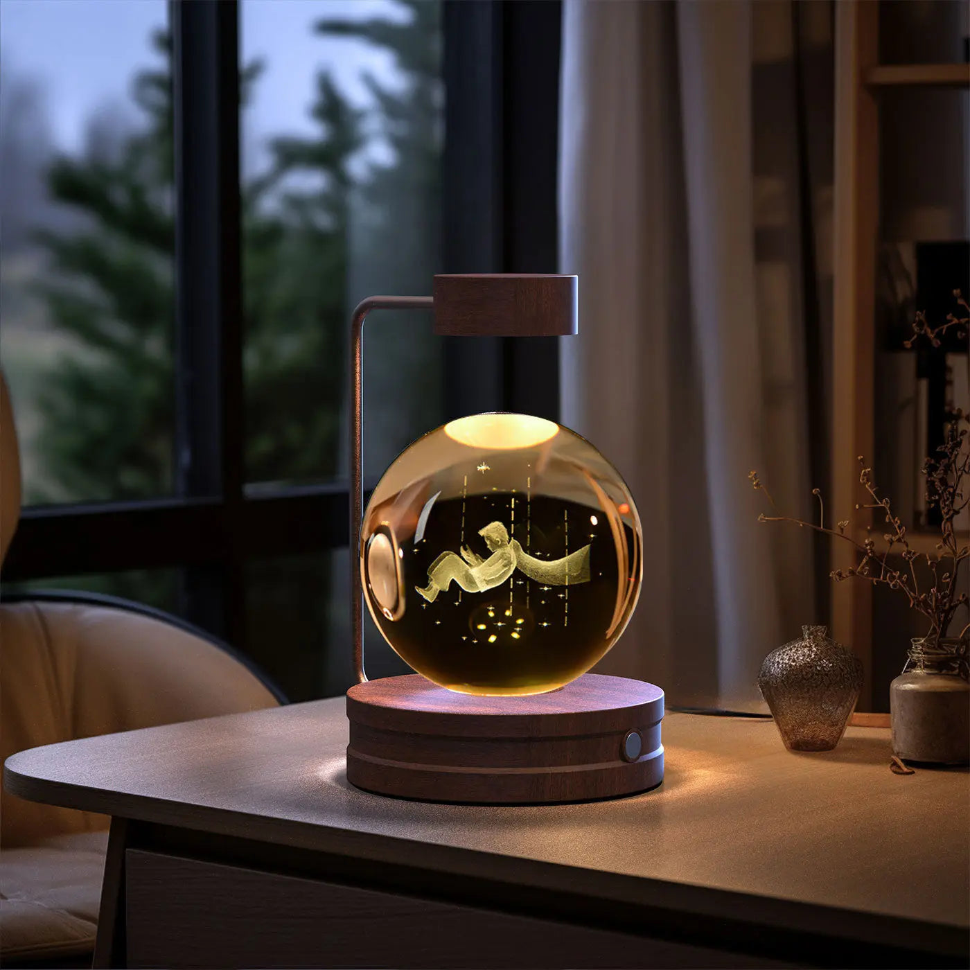 Crystal Ball Cosmic Dinosaur Indoor Light 1