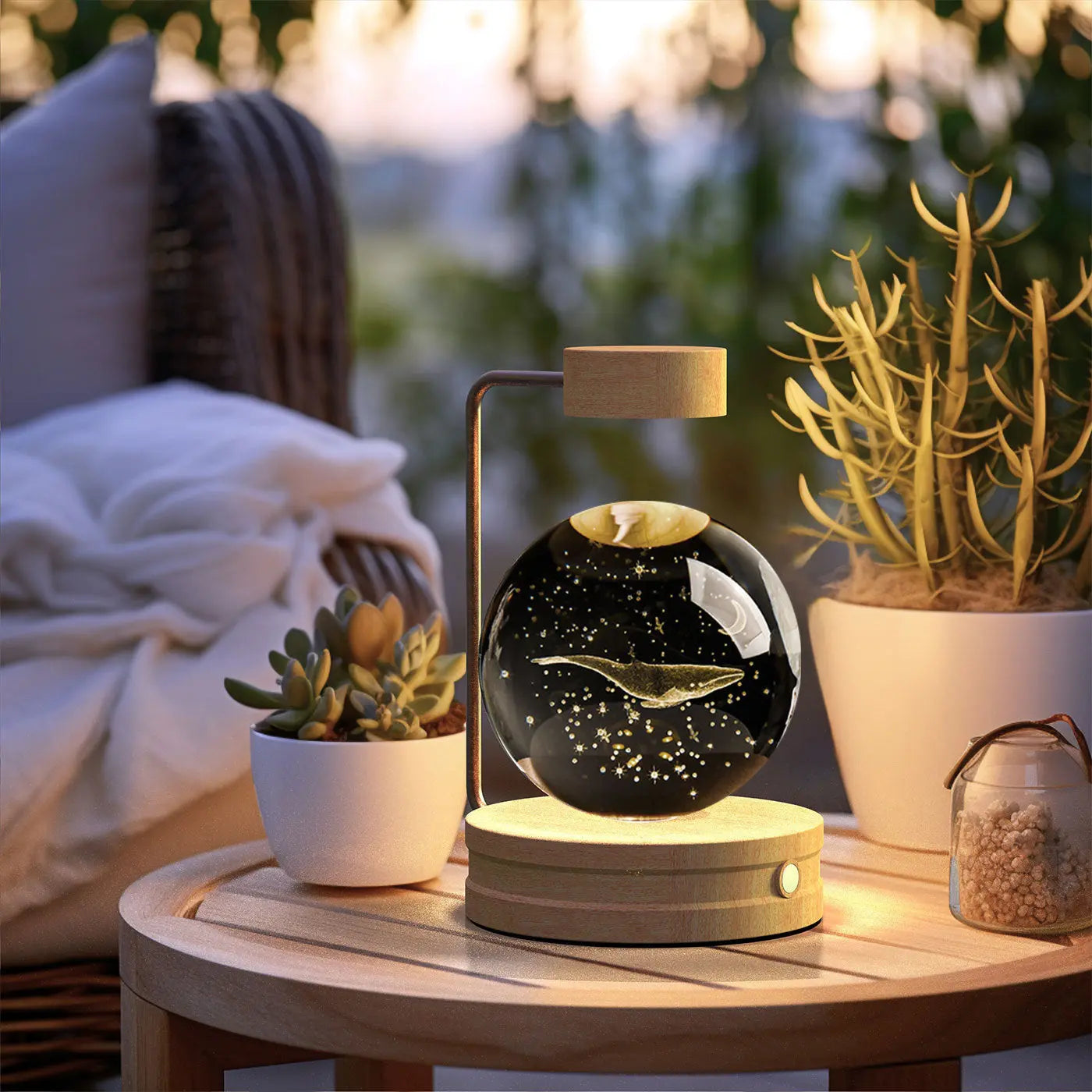 Crystal Ball Cosmic Dinosaur Indoor Light 1