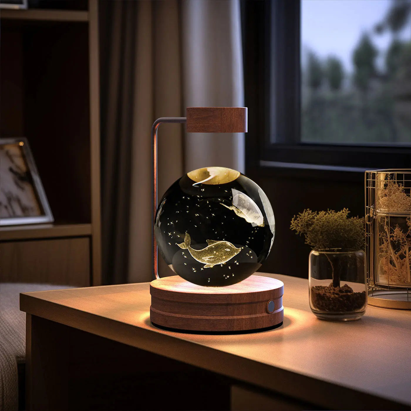 Crystal Ball Cosmic Dinosaur Indoor Light 1