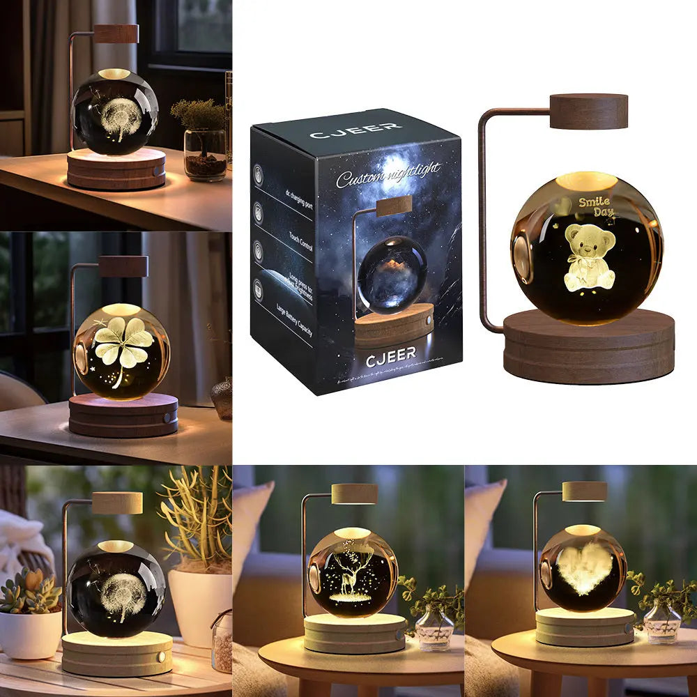 Crystal Ball Cosmic Dinosaur Indoor Light 1