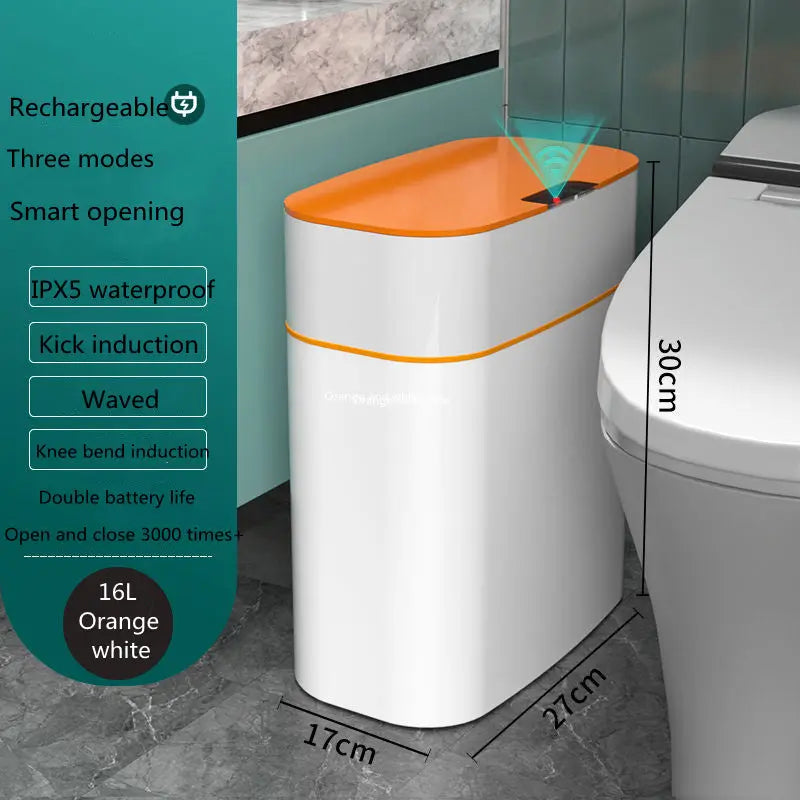 Smart Trash Can With Lid 1